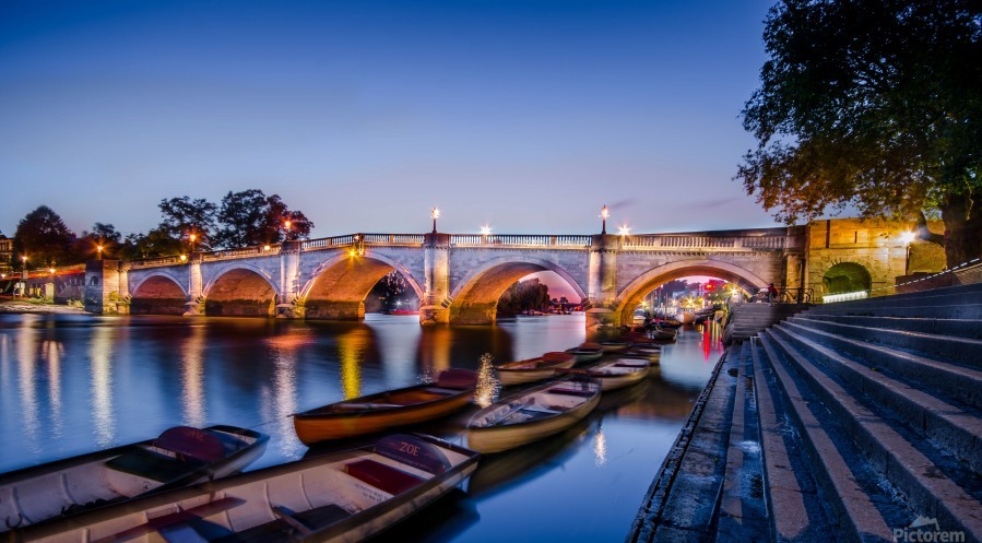 Le pont de Richmond, Londres 