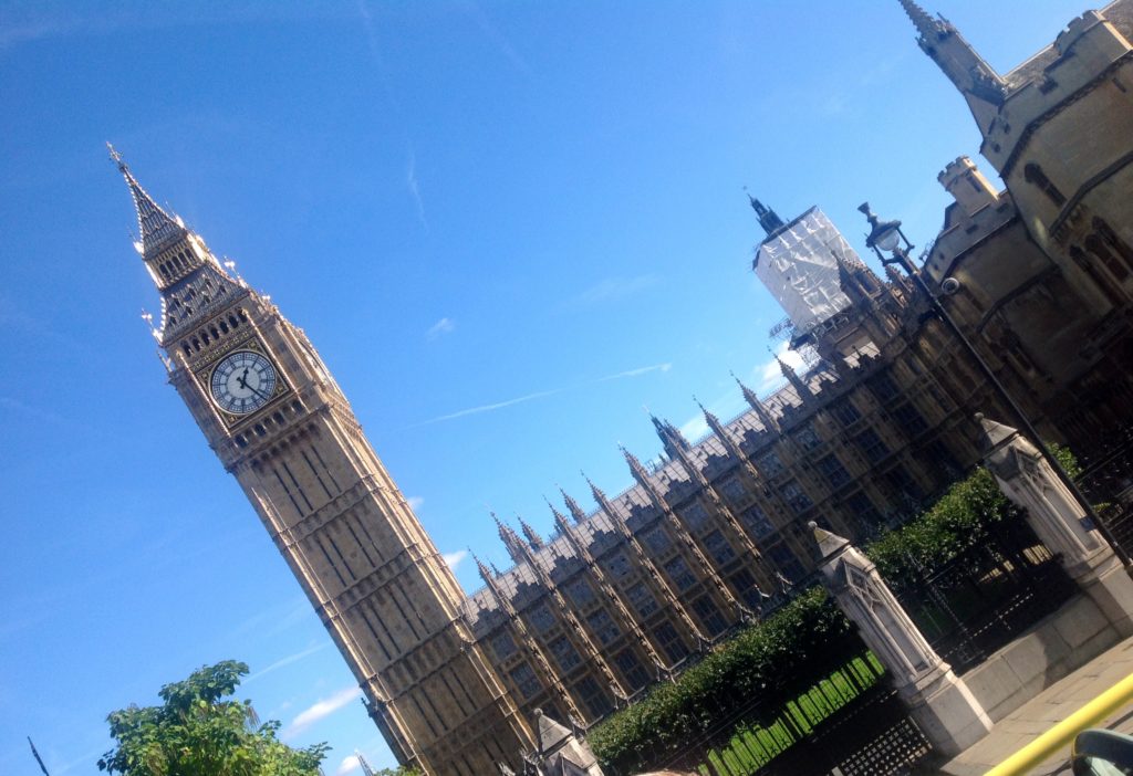 Big Ben vue du parlement square, Londres