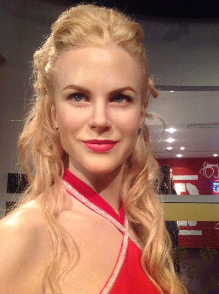 Nicole Kidman au musée de Madame Tussauds à Londres 