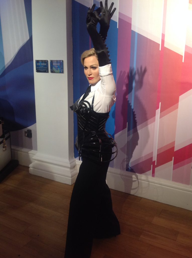 Madonna au musée de Madame Tussauds à Londres 