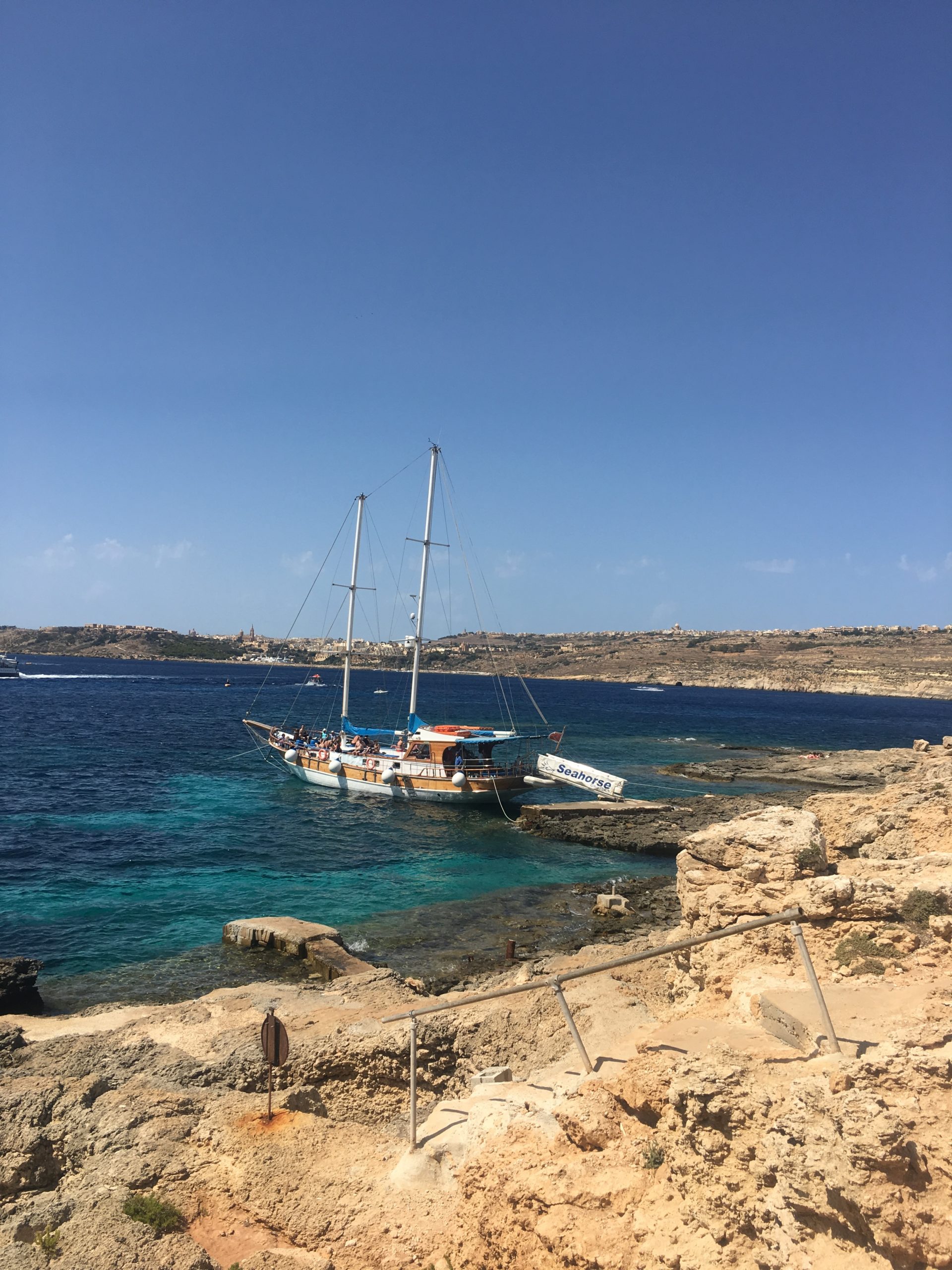 Bateau croisière Blue lagoon comino Malte