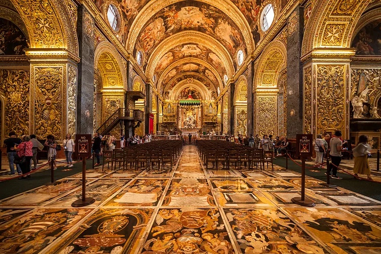 Co-cathedrale Saint-Jean de La Valette à Malte