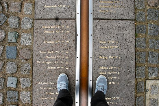 Méridien 0, observatoire de Greenwich, Londres 
