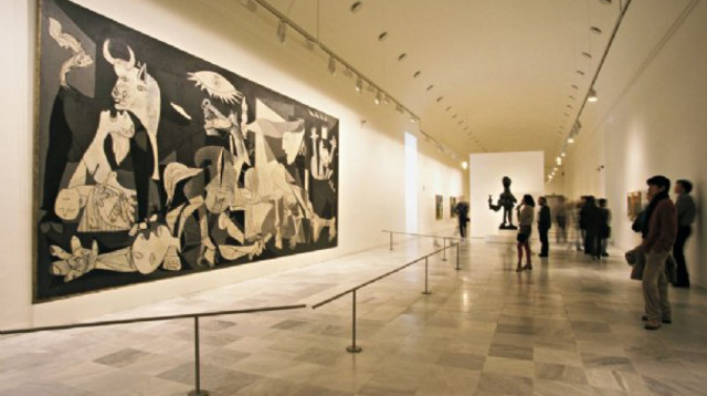 Tableau Guernica de Pablo Picasso, musée de la Reine Sofia, Madrid