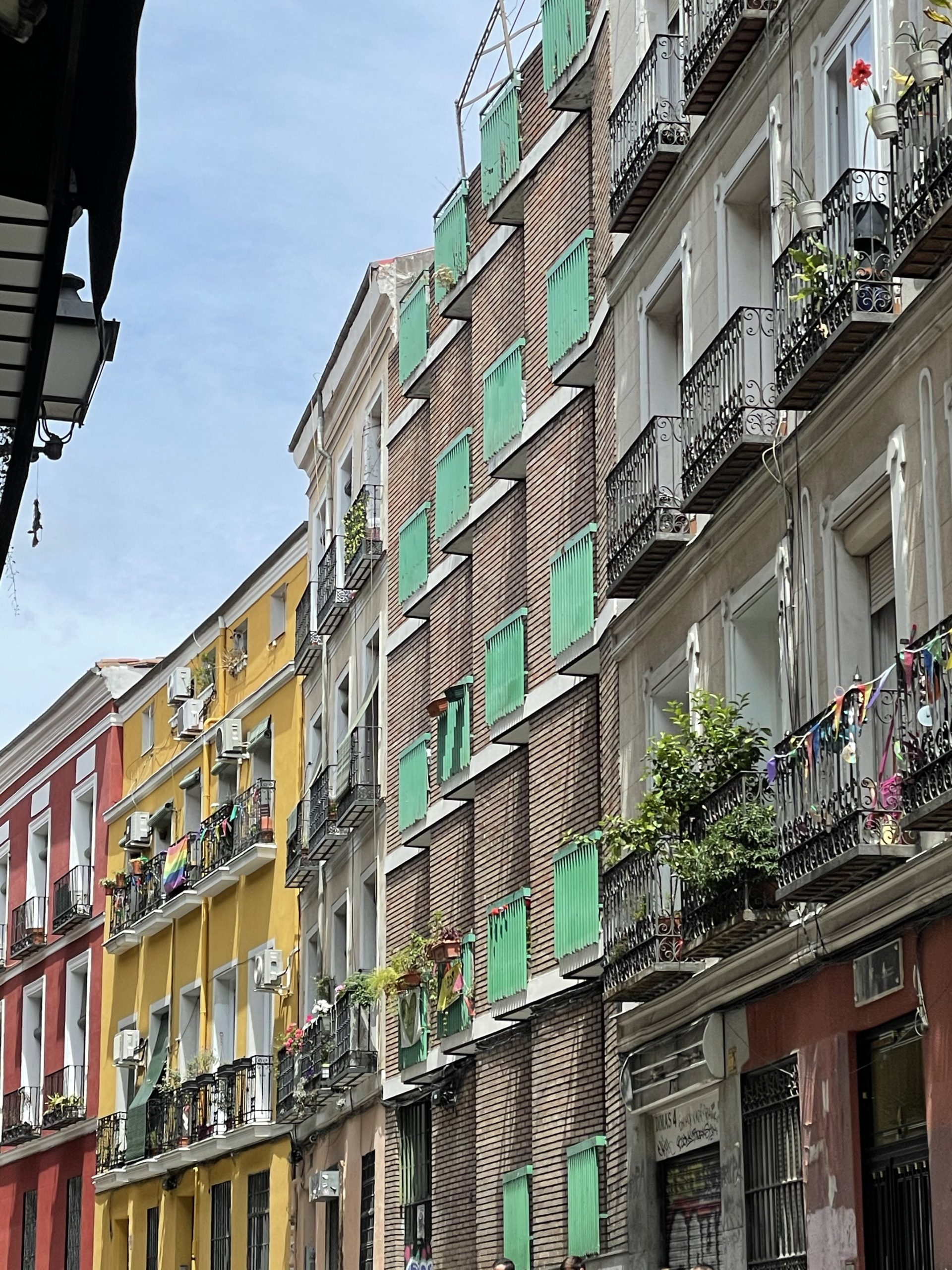 Ruelles colorées de Malasaña, Madrid