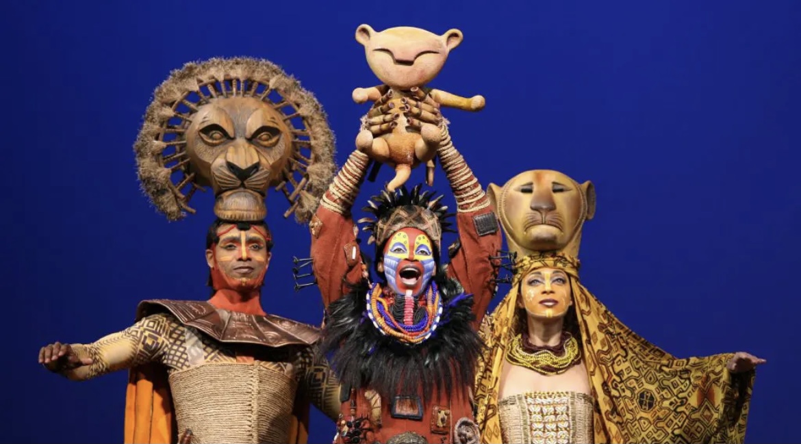 Spectacle du Roi Lion à Broadway à Times Square