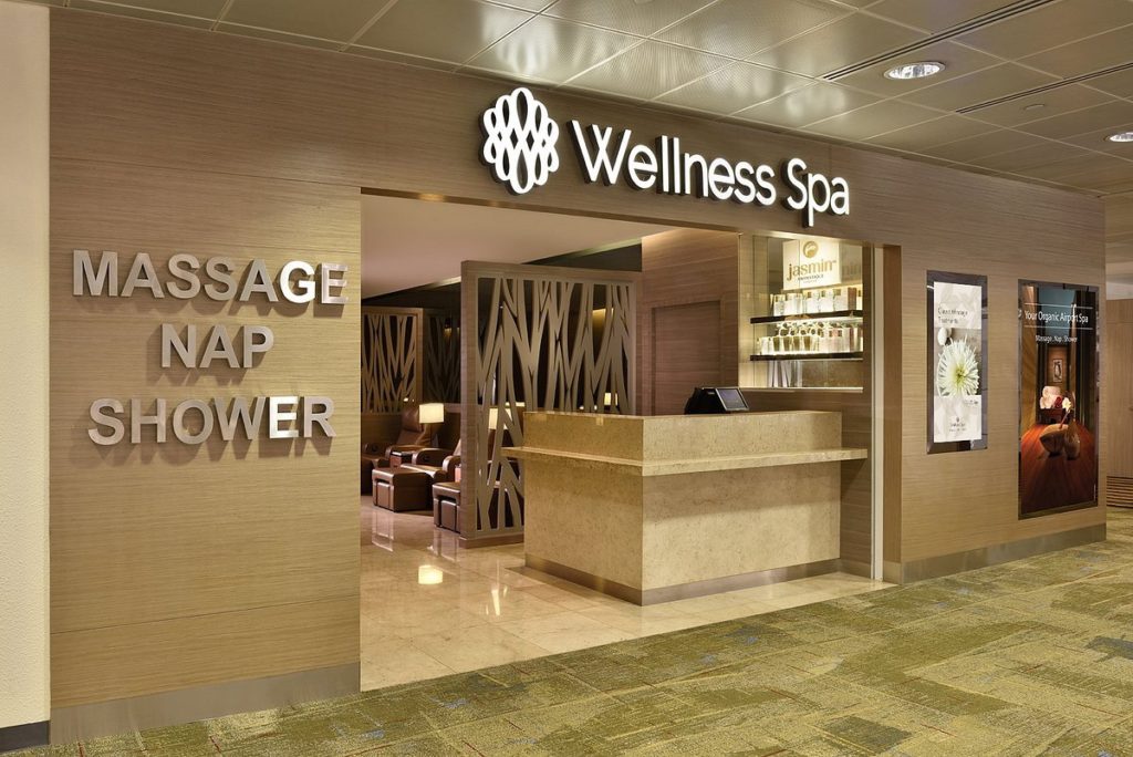 Wellness spa à l’aéroport Changi de Singapour