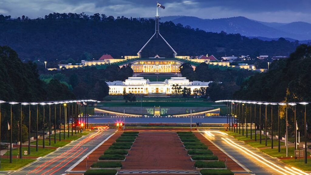 Canberra ville Australie 