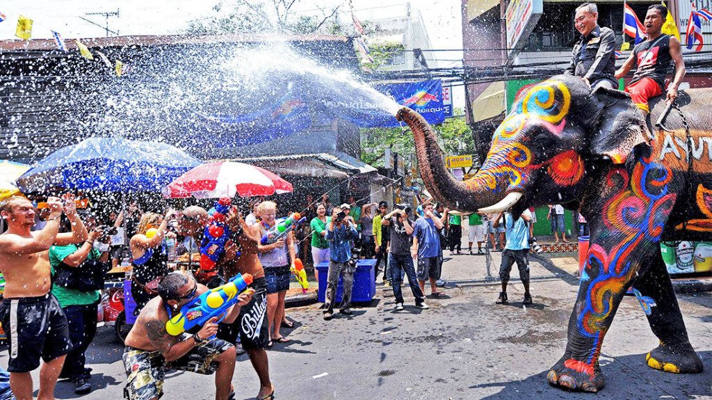 Festival de Songkran Thailande