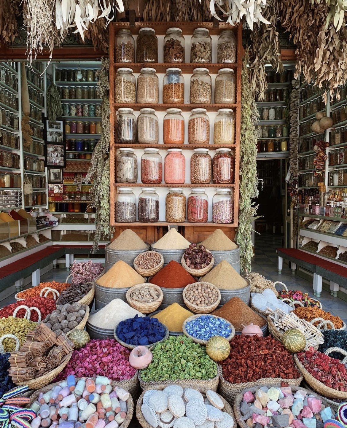 épices du souk à Marrakech