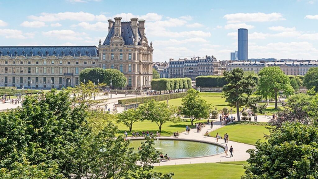 Jardins des tuileries, Paris
