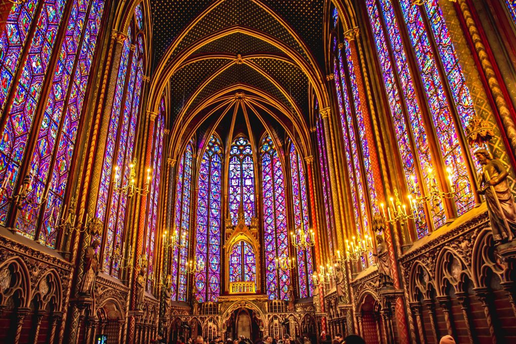 Intérieur de la Sainte Chapelle, Paris