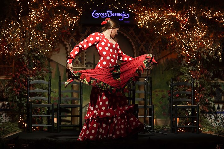 Spectacle de flamenco à  à Torre Bermejas, un des meilleurs restaurants de Madrid