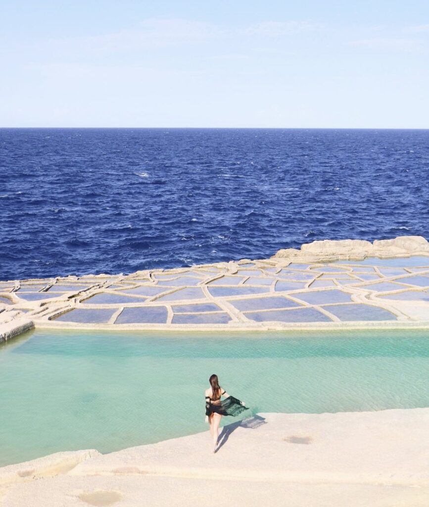 Salines de Gozo, un des lieux instagrammables à Malte