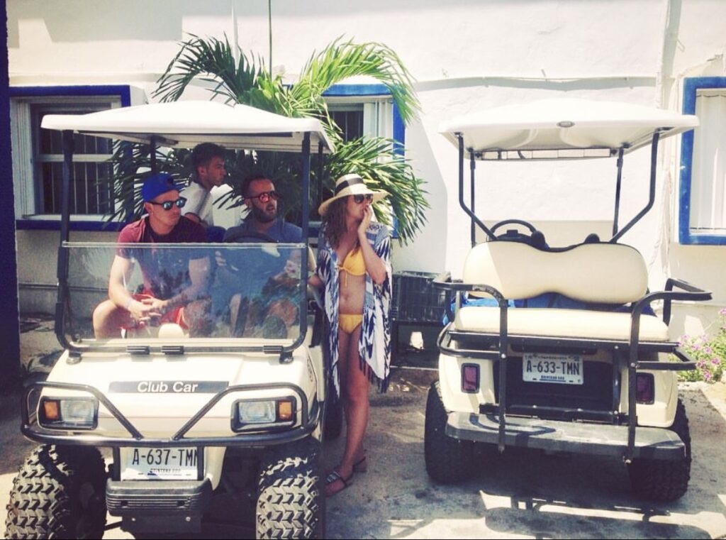 Visiter Isla Mujeres en voiturette de golf