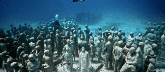 MUSA, musée sous marin au large de Cancun