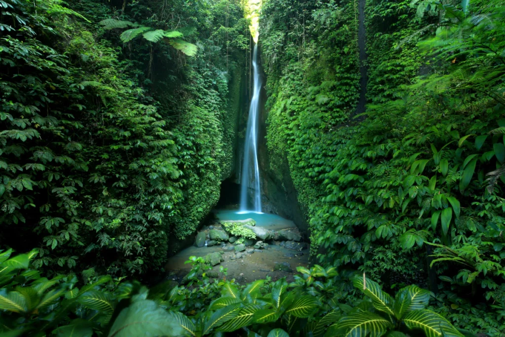 Magnifiques cascades Leke Leke à Bali