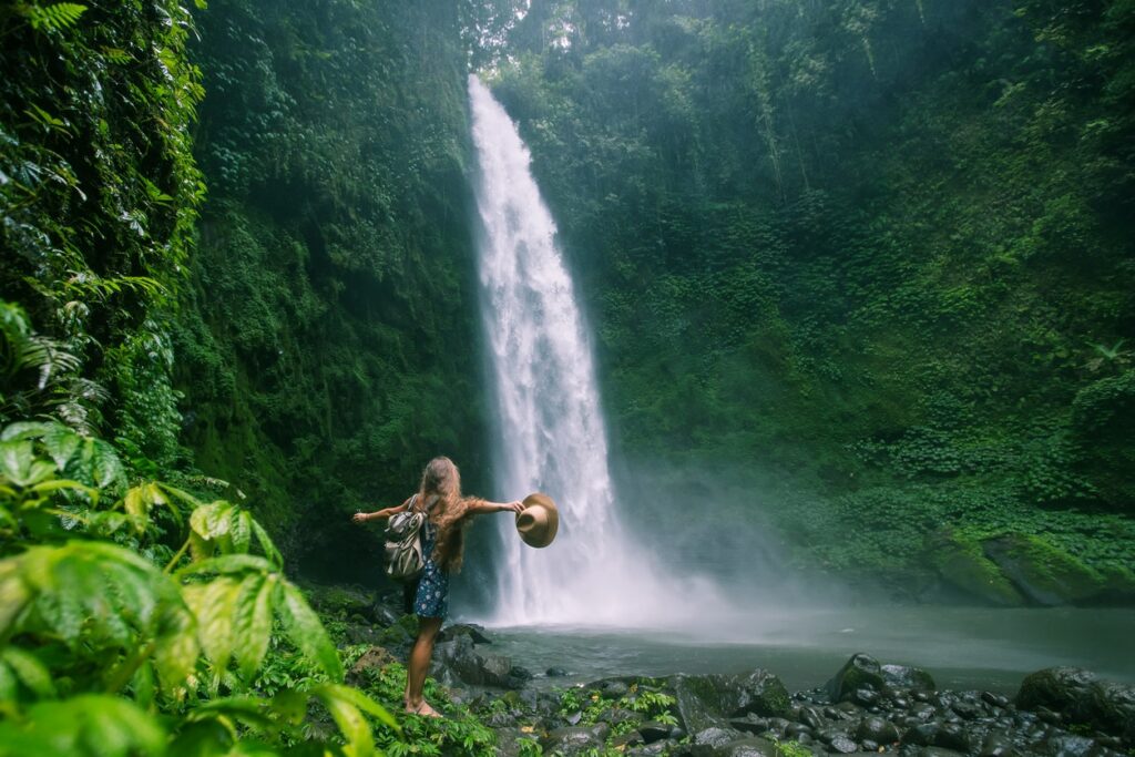 Cascades de nungnung à Bali
