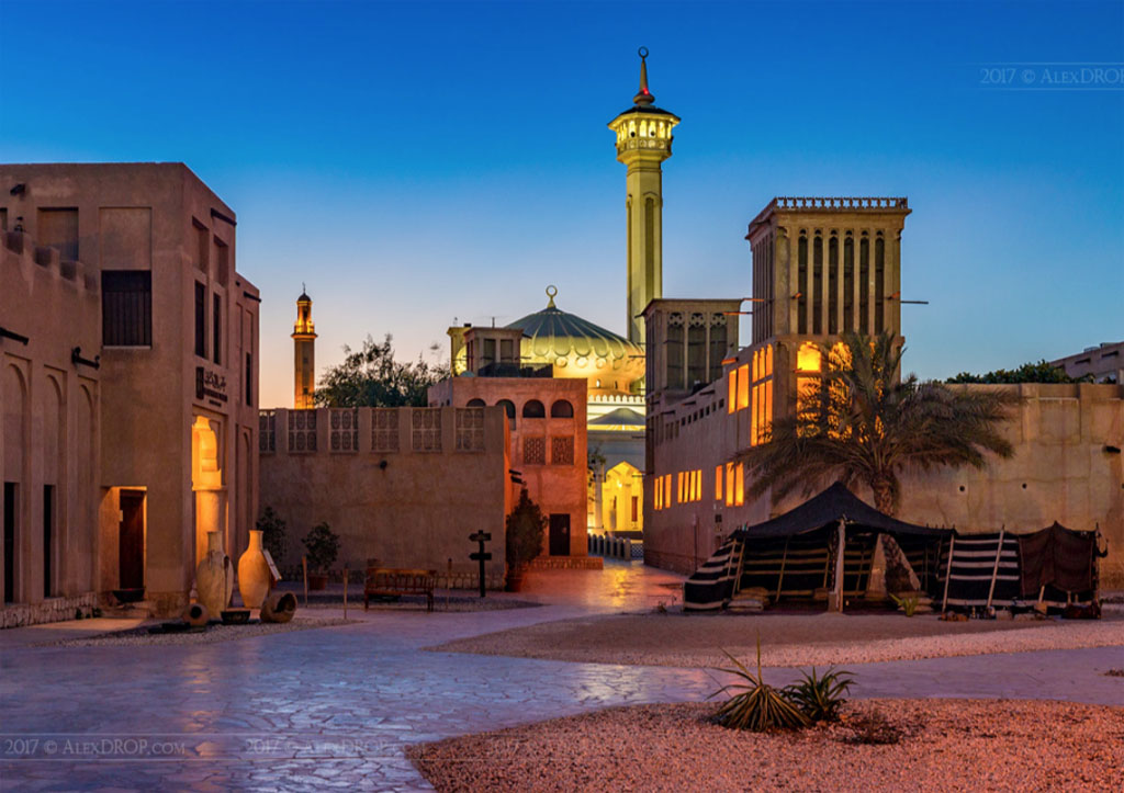 Quartier historique de Bastakiya à Dubai