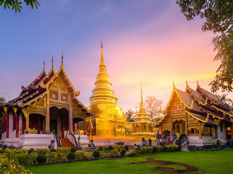Wat Phra Singh (Chiang Mai), un des plus beaux temples de la Thailande